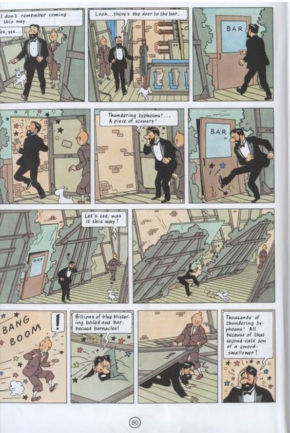 My Favorite Funny part from seven crystal balls - Tintin Fans